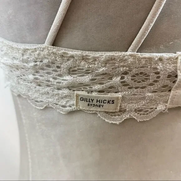 Gilly Hicks Sydney White Lace Bralette Size Large‎ - Picture 7 of 11